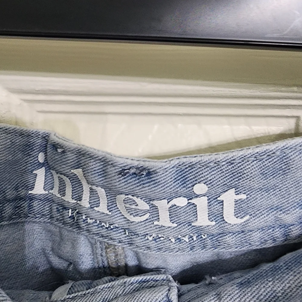 INHERIT Everly light wash denim skirt - Picture 3 of 4